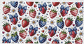 Red white and berry