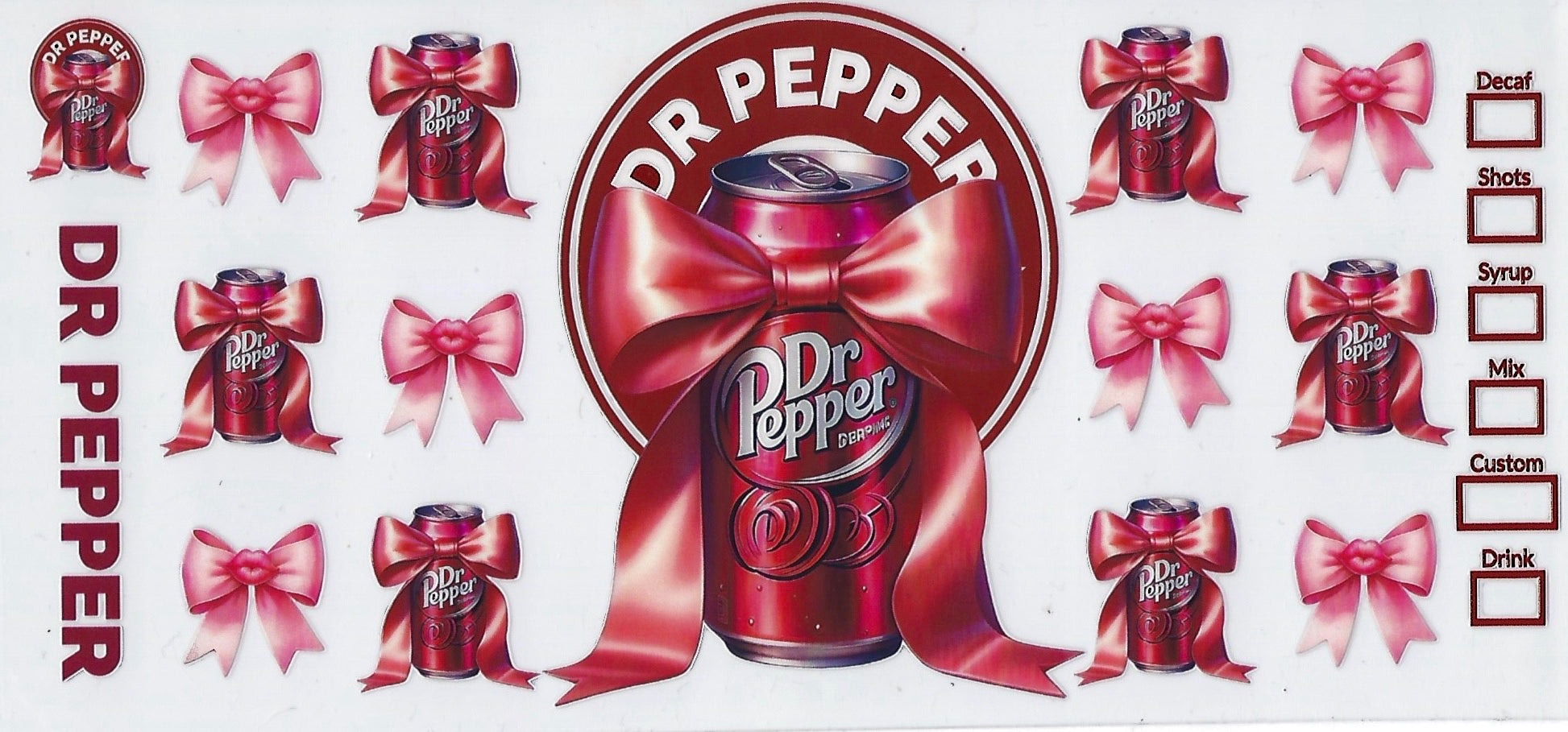 Dr. Pepper bow