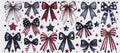 Red,white, and bows