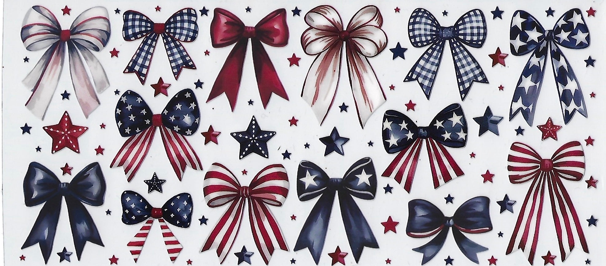 Red,white, and bows