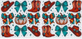 Hat boots and bow