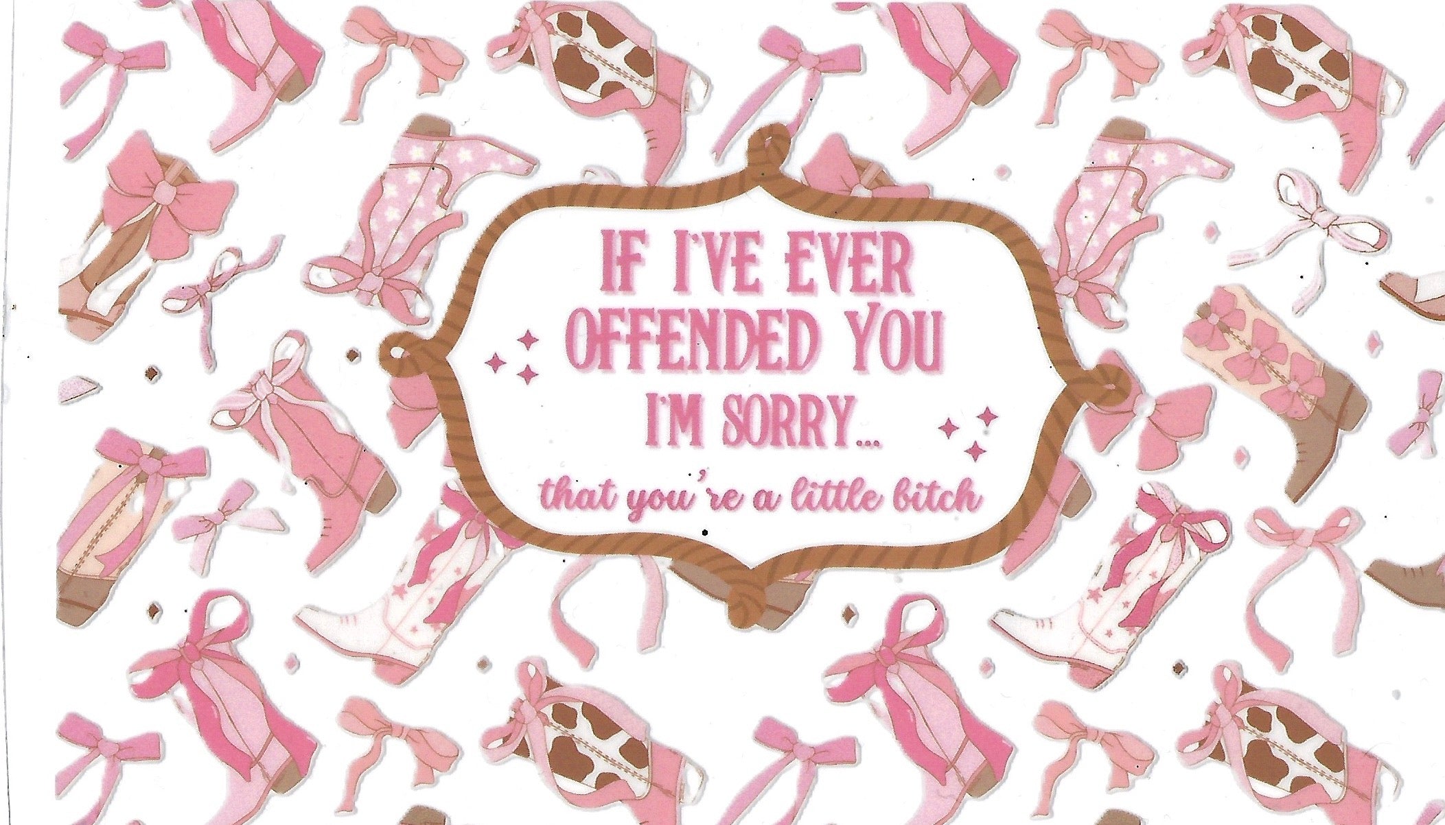 If I offended