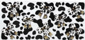 Cow print/bows