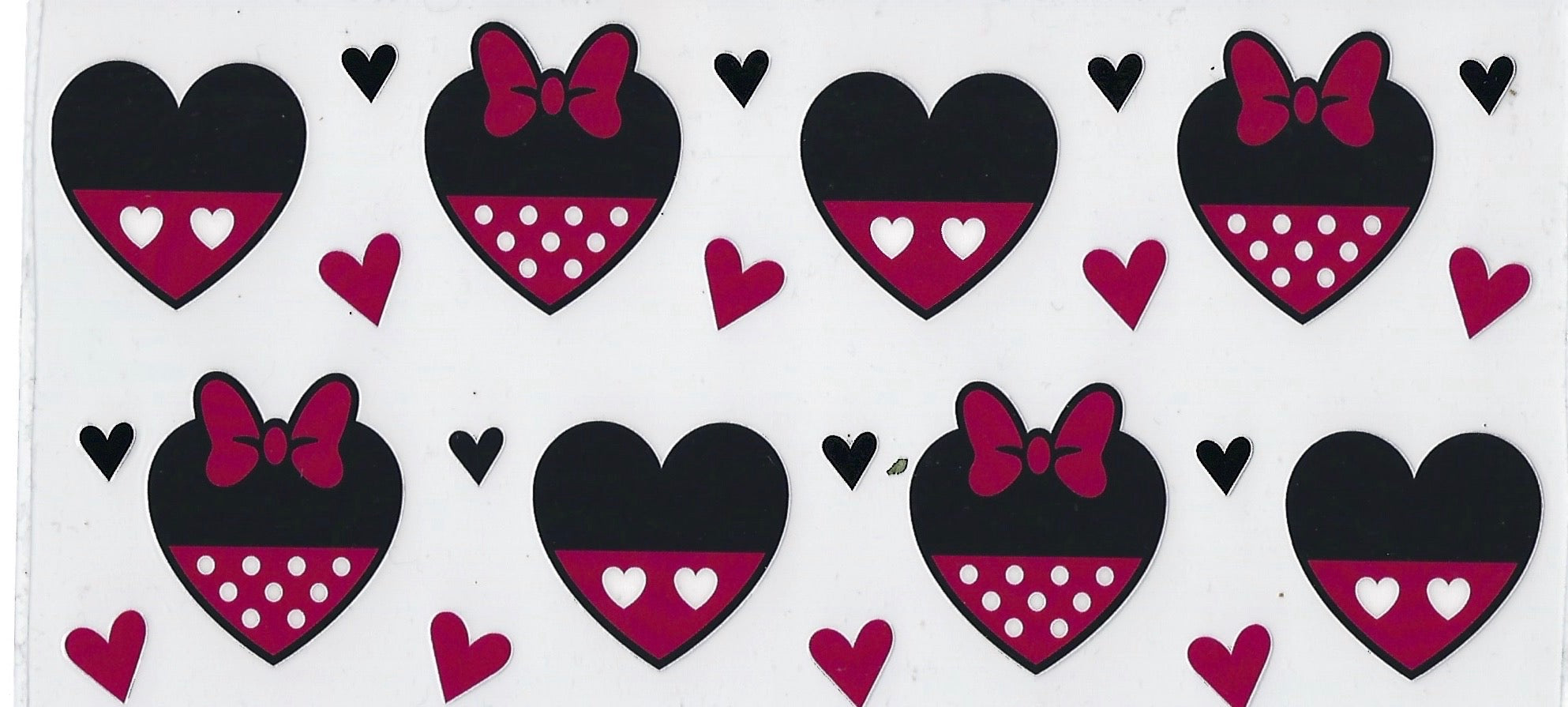 Minnie/mickey hearts